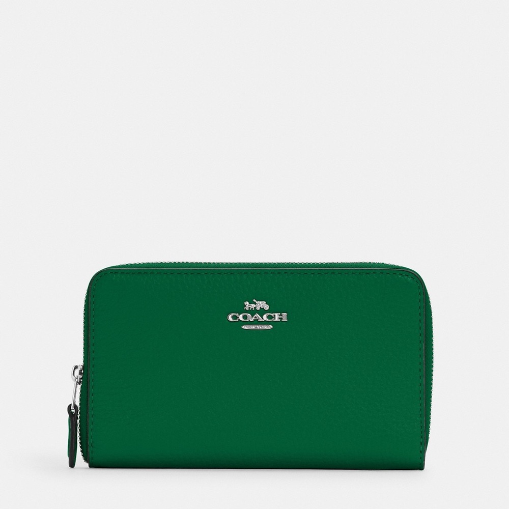 💚 Coach Medium Id Zip Wallet 💚